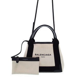 Balenciaga Navy Blue Cabas XS Bag Pouch